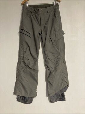 Burton Snowboards Cargo Dryride snow pants adjustable waistband Small Gray